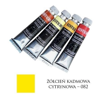 FARBA RESTAURO 20ML, 082 - ŻÓŁCIEŃ KADMOWA CYTRYNOWA – MA00082