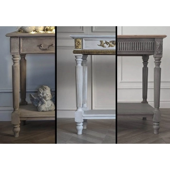 NOGA DREWNIANA DO STOŁU KONSOLI H-750 MM F990055