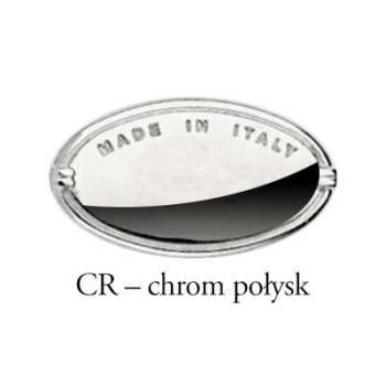 WIESZAK Meblowy na Ubrania 68x54 Pokojowy lub Łazienkowy CHROM Połysk