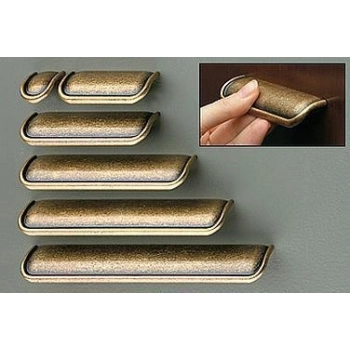 UCHWYT Meblowy ONGIA 170x32 Rączka Retro Klasyczny Stary Mosiądz L-160 mm