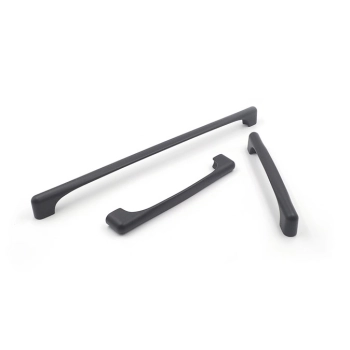 UCHWYT Meblowy 175x15 HORNET Relingowy Designerski CZARNY MAT L-160 mm