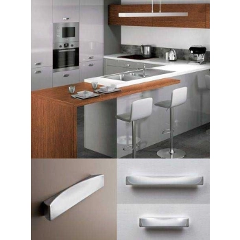 UCHWYT Meblowy 157x31 REGATA Rączka Reling Stal Szczotkowana L-96 mm