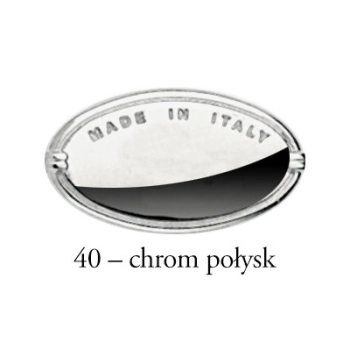 UCHWYT Meblowy 152x24 TONALE Rączka Szafki Szuflady CHROM POŁYSK L-128 mm