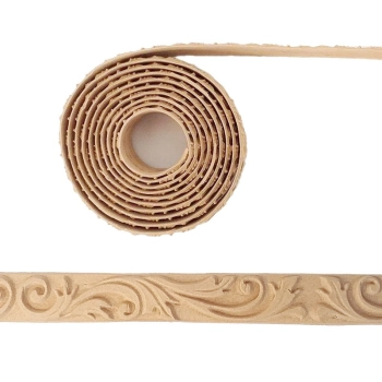 DEKOR Listwa w Rolce 2150x20 mm do Frontów Ozdobne Kwiaty z Pyłu Drzewnego