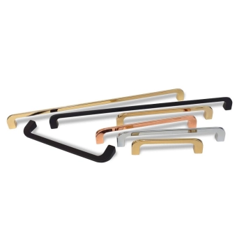 UCHWYT Meblowy 172x7 Relingowy CLIP Designerski Reling CZARNY MAT L-160