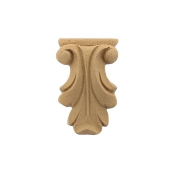 ORNAMENT , DEKOR Z MOTYWEM LIŚCIA AKANTU Z PYŁU DRZEWNE – F570125
