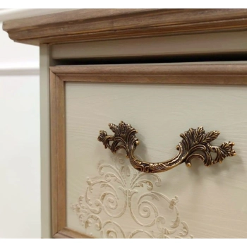 UCHWYT Meblowy CAMELIA 177x52 Retro Vintage Klasyczny Stare Złoto L-96