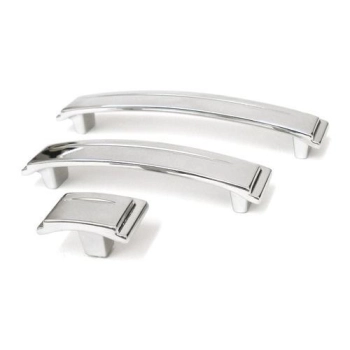 UCHWYT Meblowy SEBINA 118x25 Rączka Retro Klasyczny CHROM Połysk L-96 mm