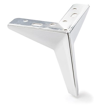 NOGA Meblowa 135 mm Metalowa do Szafki Sofy Narożnika Mebli CHROM Połysk