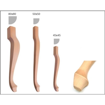 NOGA DREWNIANA DO MEBLI LUDWIK F990006