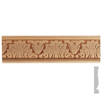 LISTWA DREWNIANA OZDOBNA Z WZOREM EM00504