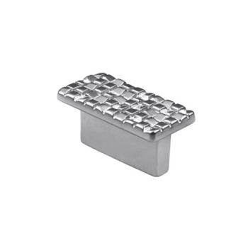 GAŁKA Meblowa 50x25 mm MOSAICO Retro Mozajka Wzorek Antyk CHROM Połysk L-32