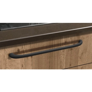 UCHWYT Meblowy 335x20 CADILLAC Relingowy Designerski CZARNY MAT L-320 mm