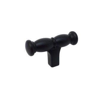 GAŁKA Meblowa 55x15 T-BAR ACCADEMIA Retro Vintage Rączka Uchwyt CZARNY Mat