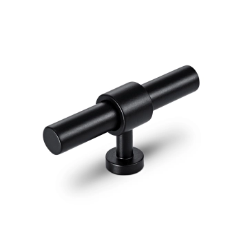 GAŁKA Meblowa T-BAR 75x35 REDONDO Rączka Reling Uchwyt CZARNY MAT