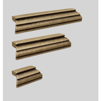 UCHWYT Meblowy STEP 120x20 Retro Klasyczny Rączka Stary Mosiądz L-96 mm