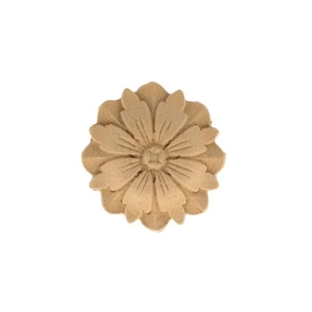 ROZETA , ORNAMENT KWIATOWY Z PYŁU DRZEWNEGO – F570524