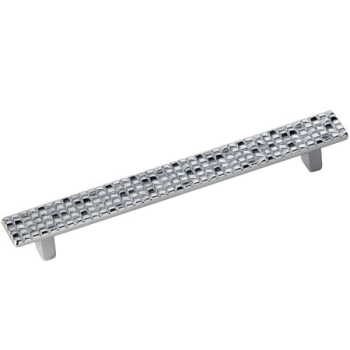 UCHWYT Meblowy 195x25 mm MOSAICO Retro Mozajka Wzorek Rączka CHROM L-160