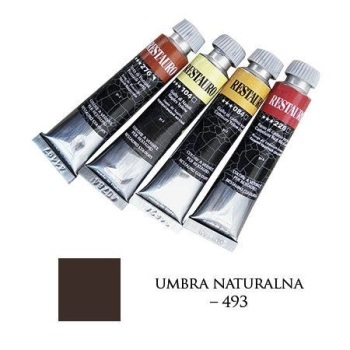 FARBA RESTAURO 20ML, 493 - UMBRA NATURALNA – MA00493