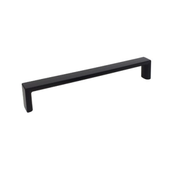 UCHWYT Meblowy 167x16 DEFENCE Relingowy Prosty Minimalizm CZARNY Mat L-160