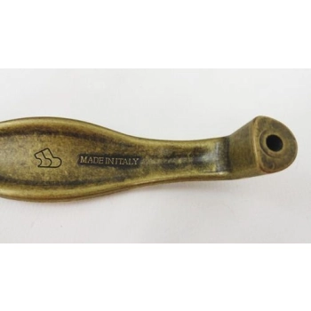 UCHWYT Meblowy RICCIA 141x30 Rączka Retro Dekoracyjny Stary Mosiądz L-128