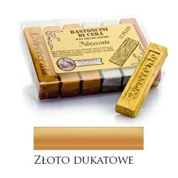 PAŁECZKA WOSKOWA METALICZNE ZŁOTO DUKATOWE – M01064