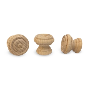 GAŁKA Meblowa fi 35 mm DREWNIANA Rączka MUFA M4 Uchwyt Szafki DREWNO BUK