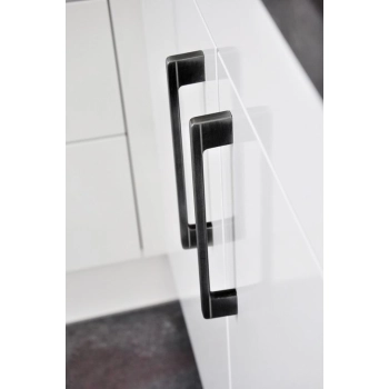 UCHWYT Meblowy 170x12 SPLUGA Rączka Szafki Szuflady CZARNY MAT L-128 L-160