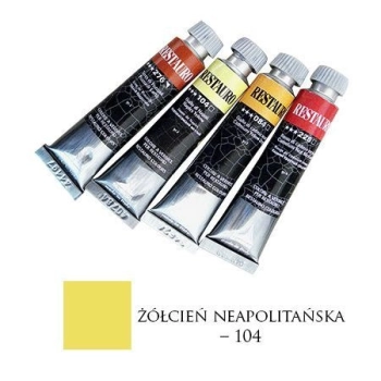 FARBA RESTAURO 20ML, 104 - ŻÓŁCIEŃ NEAPOLITAŃSKA – MA00104