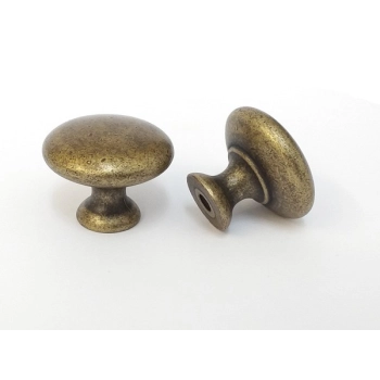GAŁKA Meblowa 30 mm LEARCO Retro Uchwyt Vintage Rączka STARY MOSIĄDZ