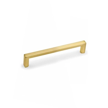 UCHWYT Meblowy 136x8 mm Rączka BASIC Szafki Minimalizm ZŁOTY Połysk L-128