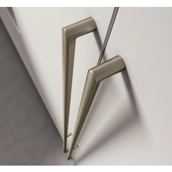 UCHWYT Meblowy Relingowy 498x18 AQUA Ryflowany Nowoczesny ZŁOTY L-480