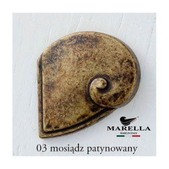 SZYLD Meblowy 93x33 na Klucz do Zamków Meblowych Retro MOSIĄDZ Patyna