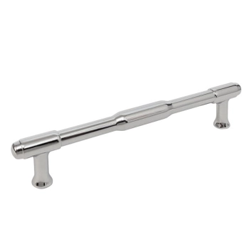 UCHWYT Meblowy 158x11 Relingowy TORUS Designerski CHROM Połysk L-128 mm