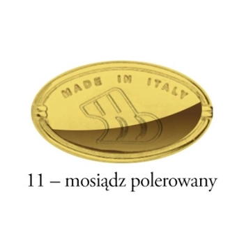 GAŁKA Meblowa 30 mm Designerska NOVECENTO Rączka Uchwyt Mosiądz Połysk