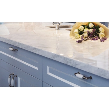 UCHWYT Meblowy DECORA Ceramiczny 146x24 Klasyczny Stara Stal Biały L-128