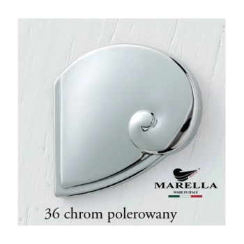 GAŁKA Meblowa 28 mm Nowoczesna Rączka Grooves Uchwyt Art Deco CHROM Połysk