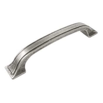 UCHWYT Meblowy 161x26 mm LUGANO Rączka Szafki Klasyczna STARE SREBRO L-128