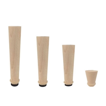 NOGA DREWNIANA DO MEBLI, Z REGULACJĄ – WY01017