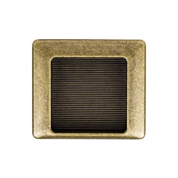 UCHWYT Meblowy 68x60 mm Wpuszczany NOVECENTO Kwadratowy Stary Mosiądz