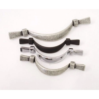 UCHWYT Meblowy MALVA 154x28 Retro Vintage Klasyczny CHROM Połysk L-96 mm