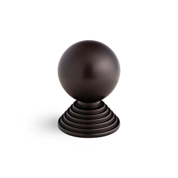 GAŁKA Meblowa 32 mm MOSIĄDZ Kula Rączka Gradea Uchwyt Szafki BRĄZOWY Ciemna
