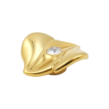 GAŁKA Meblowa 60 mm AMELIE Kryształ SWAROVSKI Uchwyt Natura Jungle ZŁOTY