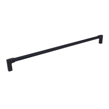 UCHWYT Meblowy 330x10 VITRUVIO Relingowy Designerski Rączka CZARNY L-320 mm