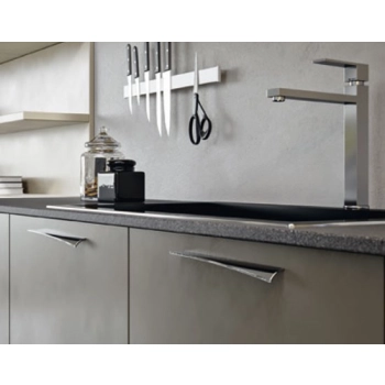 UCHWYT Meblowy 250x19 ONDA Rączka Szafki Szuflady CHROM L-160 mm PRAWY