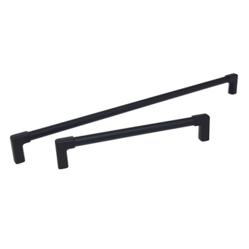 UCHWYT Meblowy 330x10 VITRUVIO Relingowy Designerski Rączka CZARNY L-320 mm