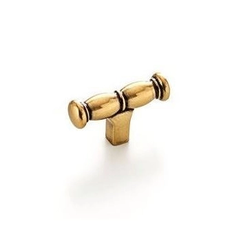 GAŁKA Meblowa 55x15 T-BAR ACCADEMIA Retro Vintage Rączka Uchwyt Stare Złoto