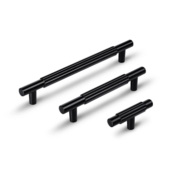 UCHWYT Meblowy ROLLER 235x30 mm Seria Exclusive Czarny Mat L-192 mm