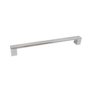 UCHWYT Meblowy 210x16 LERICI Rączka Szafki Radełkowany CHROM Połysk L-192