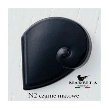 UCHWYT Meblowy 195x20 BEA Rączka Szafek Retro Vintage CZARNY MAT L-160 mm